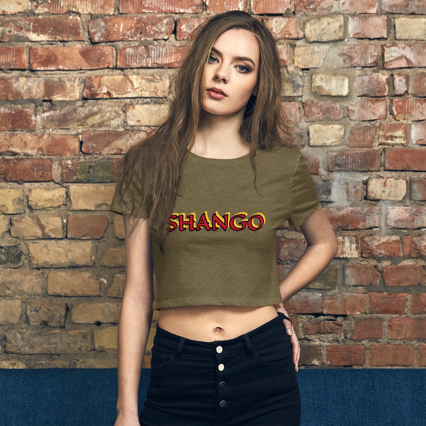 Shango 5 Lucumi Women’s Crop Tee