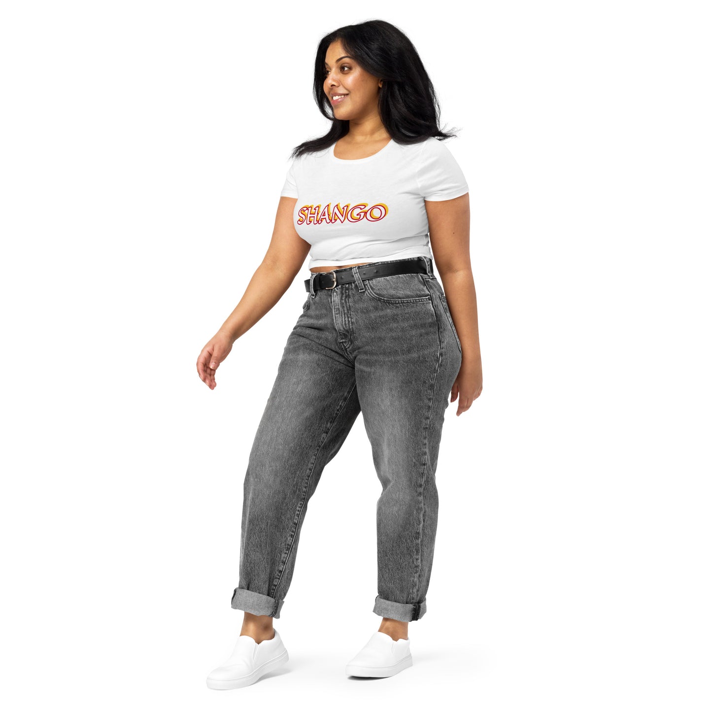 Shango 4 Lucumi Women’s Crop Tee