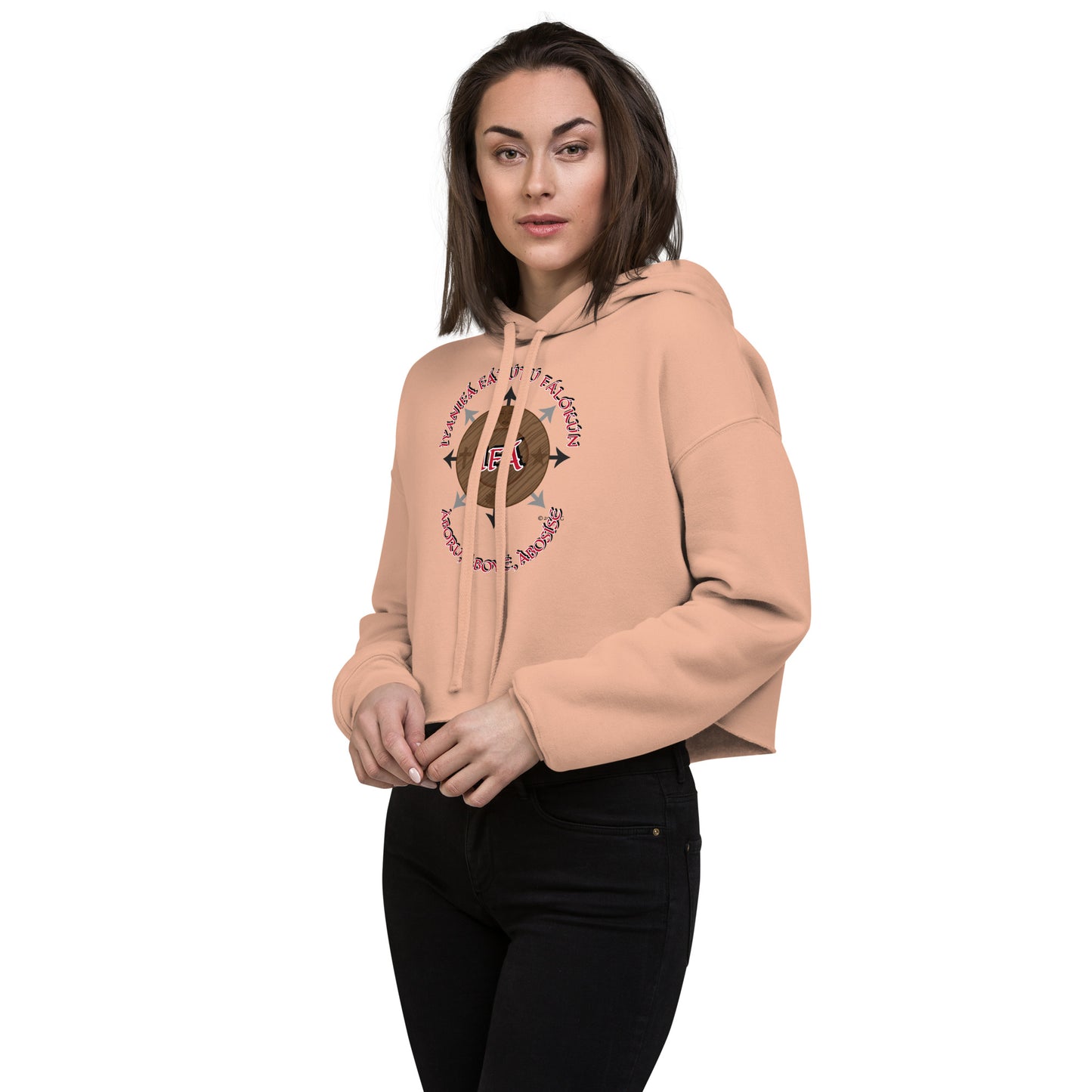 Personalized ÌYANIFÁ Crop Hoodie