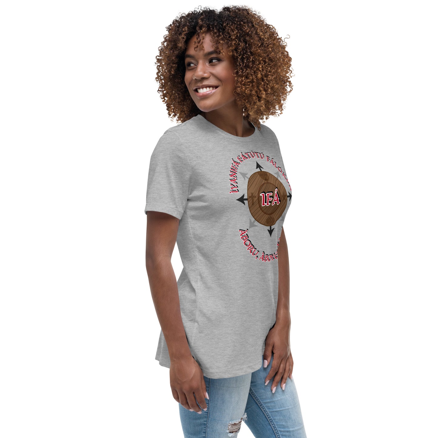 Personalized Egbe IRÉ Àwo ÌYANIFÁ Women's Relaxed T-Shirt