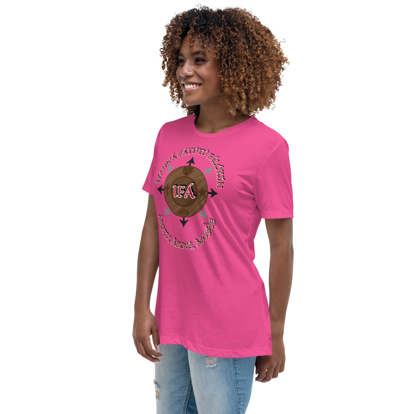 Personalized Egbe IRÉ Àwo ÌYANIFÁ Women's Relaxed T-Shirt