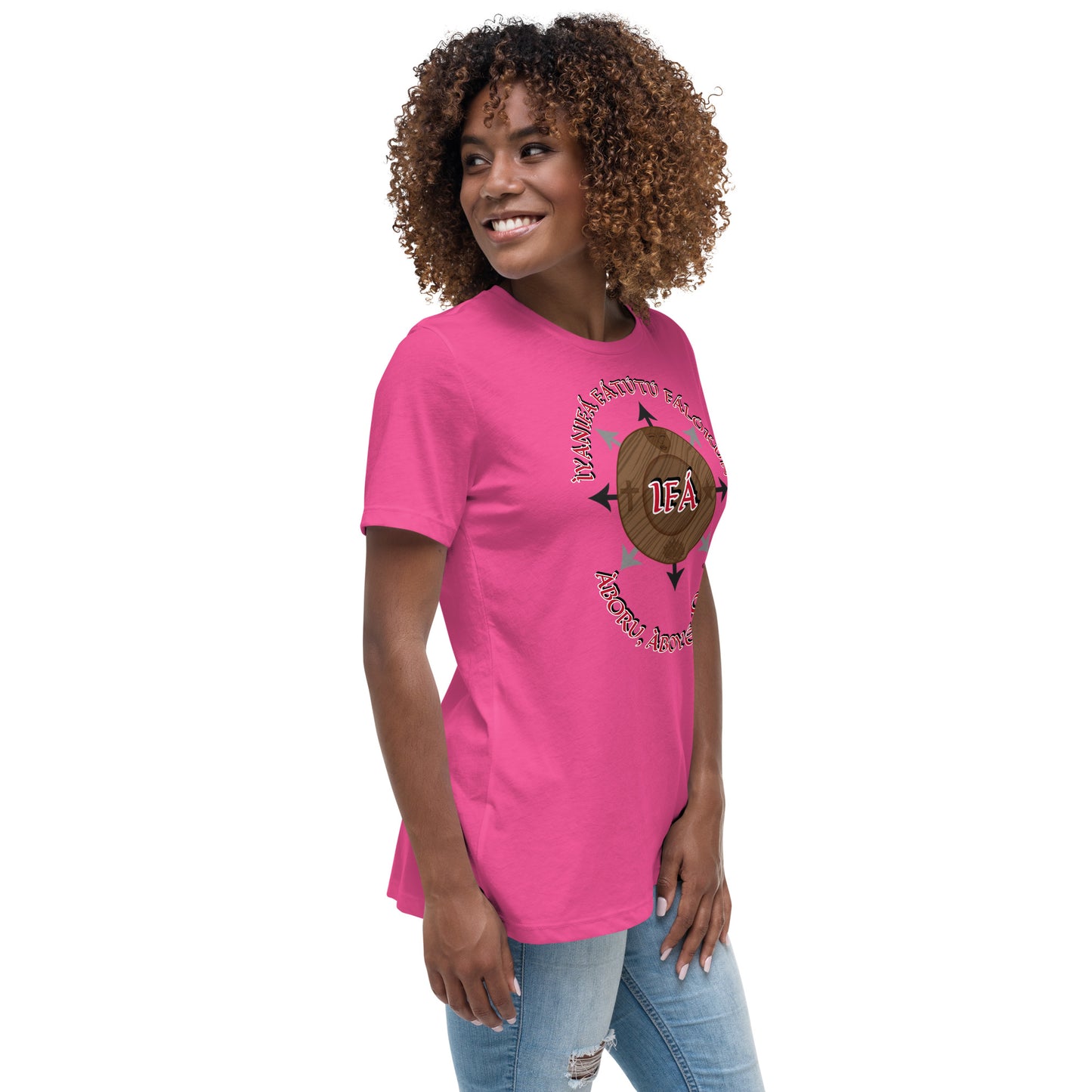 Personalized Egbe IRÉ Àwo ÌYANIFÁ Women's Relaxed T-Shirt