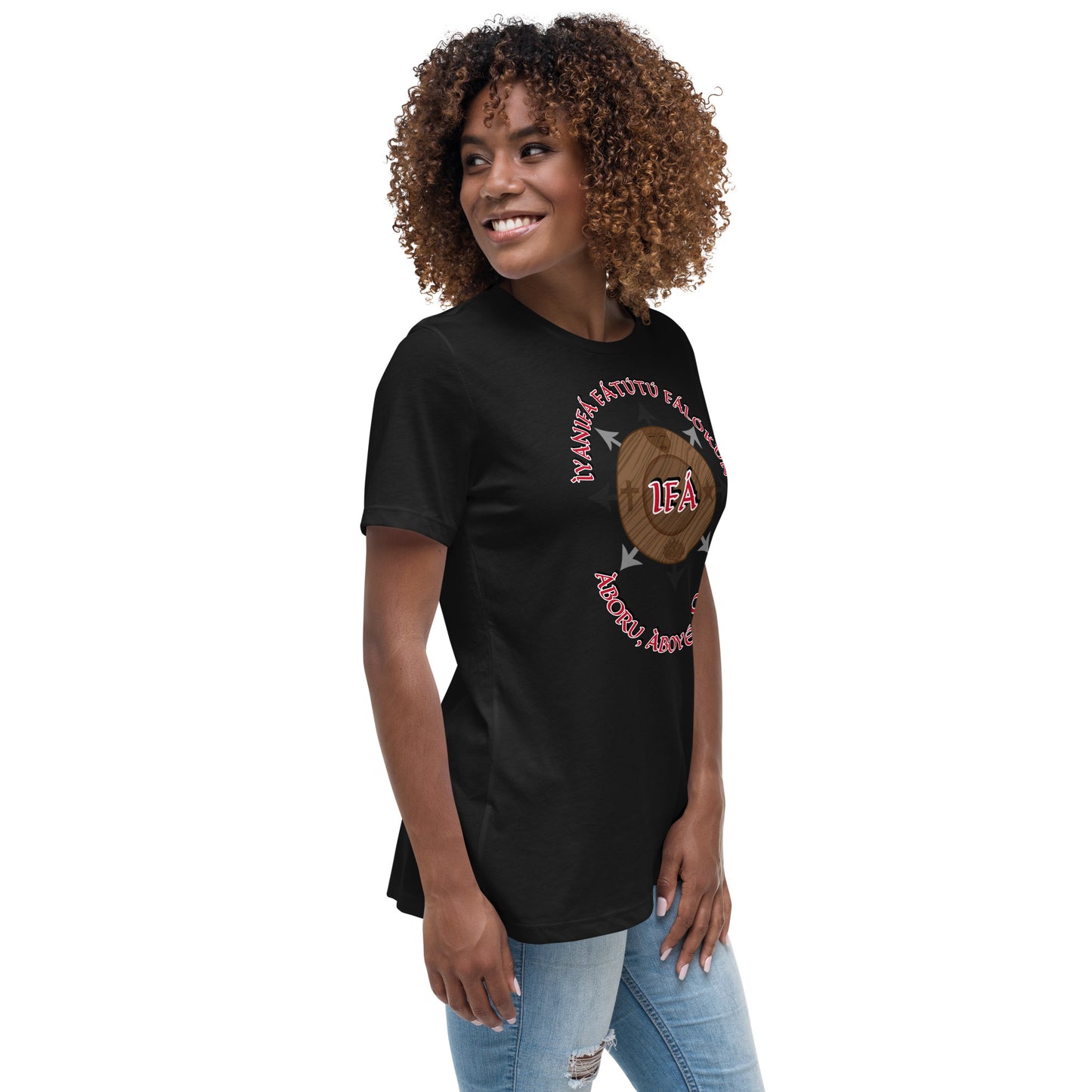 Personalized Egbe IRÉ Àwo ÌYANIFÁ Women's Relaxed T-Shirt