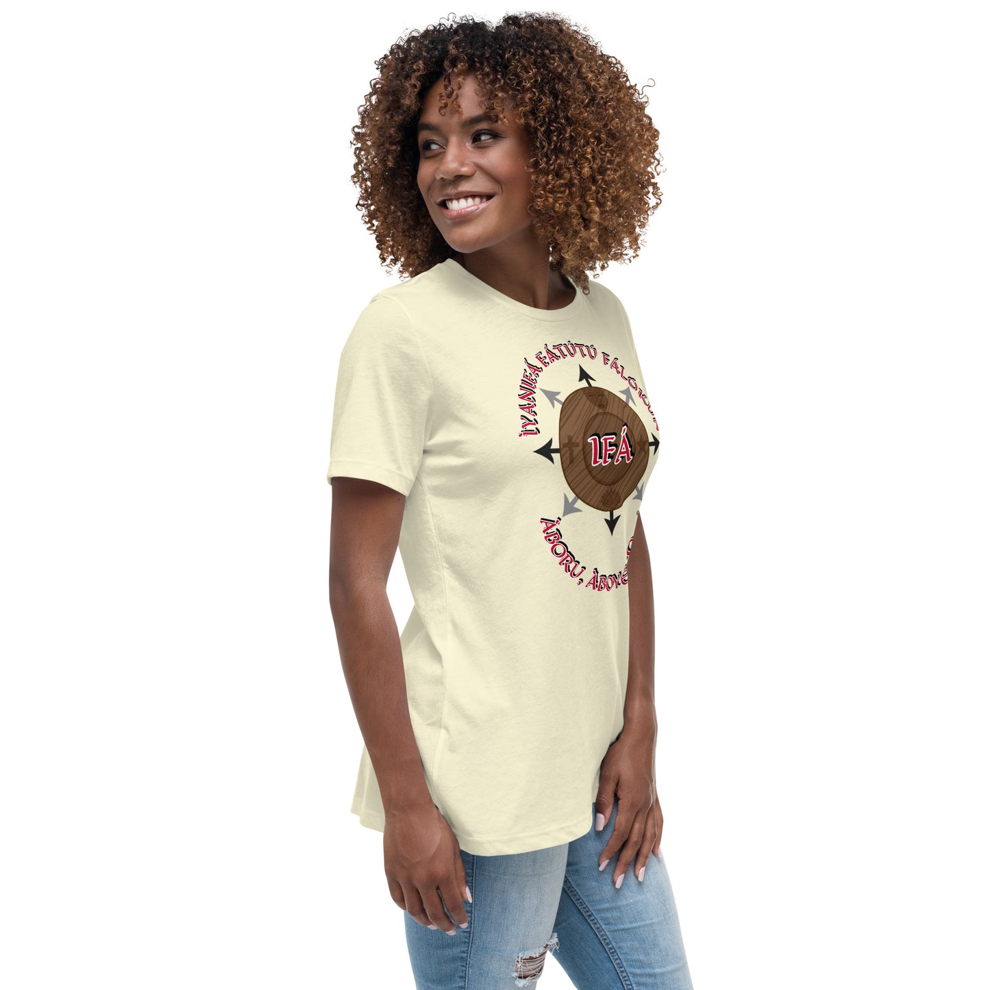 Personalized Egbe IRÉ Àwo ÌYANIFÁ Women's Relaxed T-Shirt