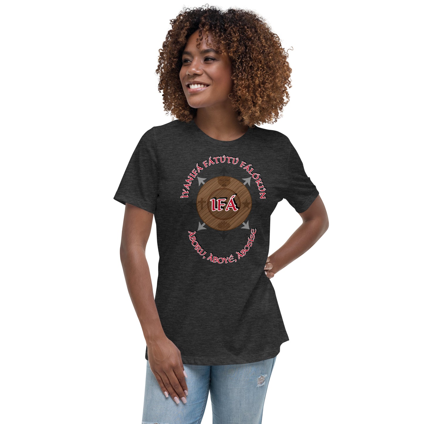 Personalized Egbe IRÉ Àwo ÌYANIFÁ Women's Relaxed T-Shirt