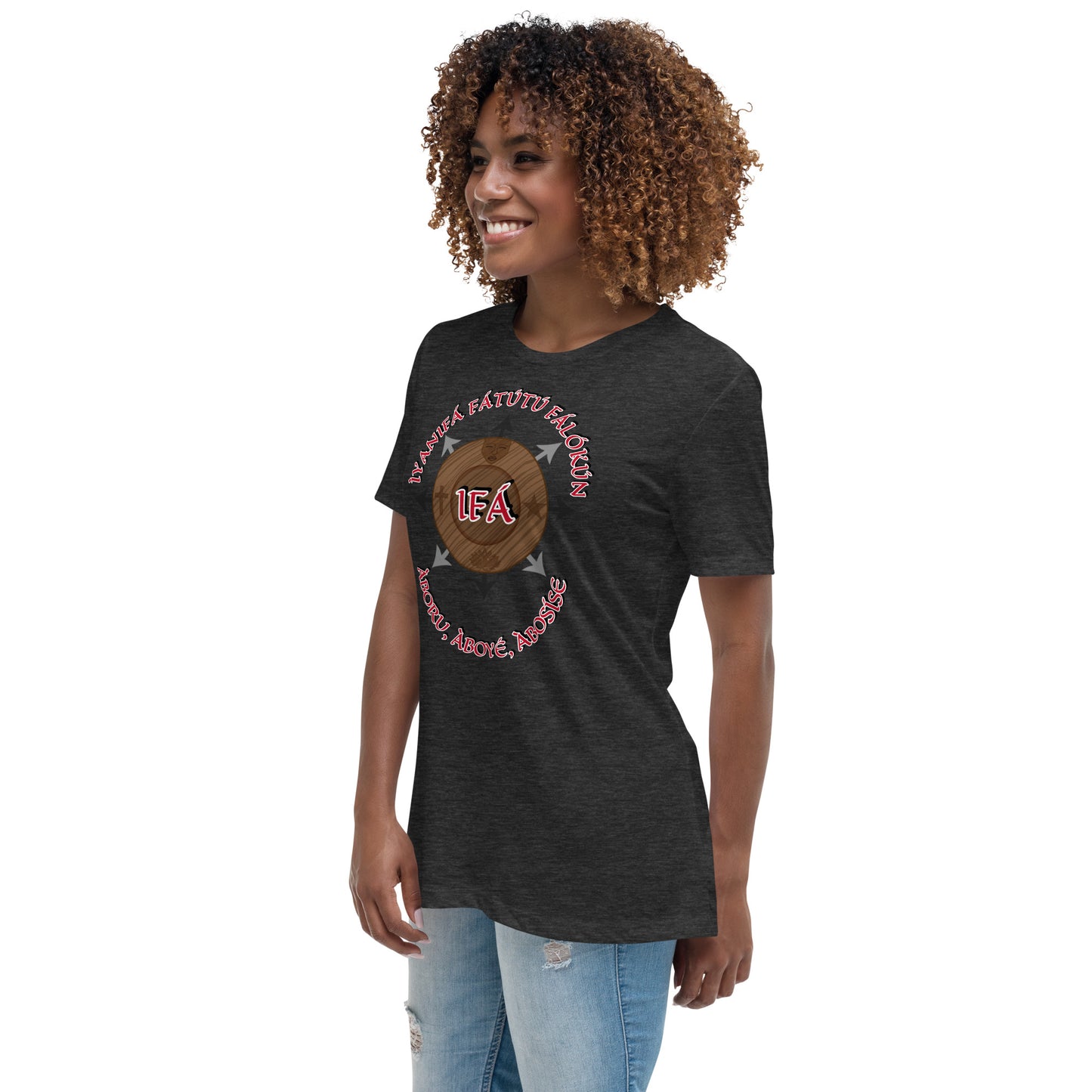 Personalized Egbe IRÉ Àwo ÌYANIFÁ Women's Relaxed T-Shirt