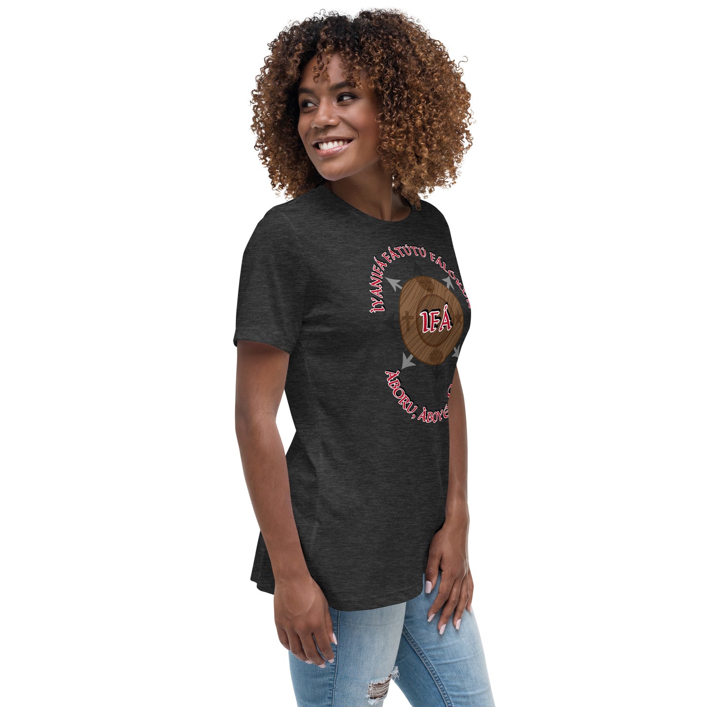 Personalized Egbe IRÉ Àwo ÌYANIFÁ Women's Relaxed T-Shirt