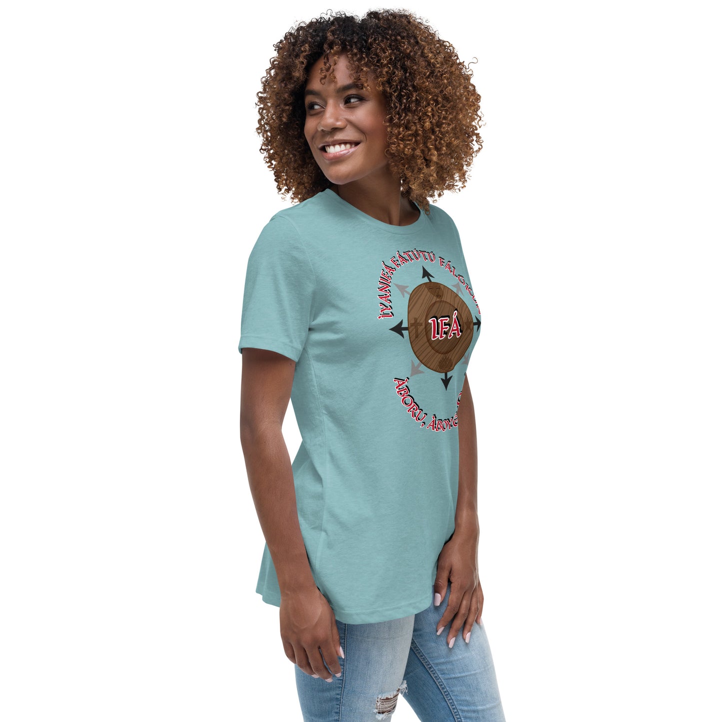 Personalized Egbe IRÉ Àwo ÌYANIFÁ Women's Relaxed T-Shirt