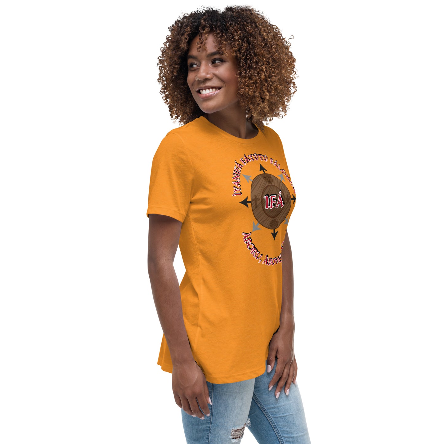 Personalized Egbe IRÉ Àwo ÌYANIFÁ Women's Relaxed T-Shirt