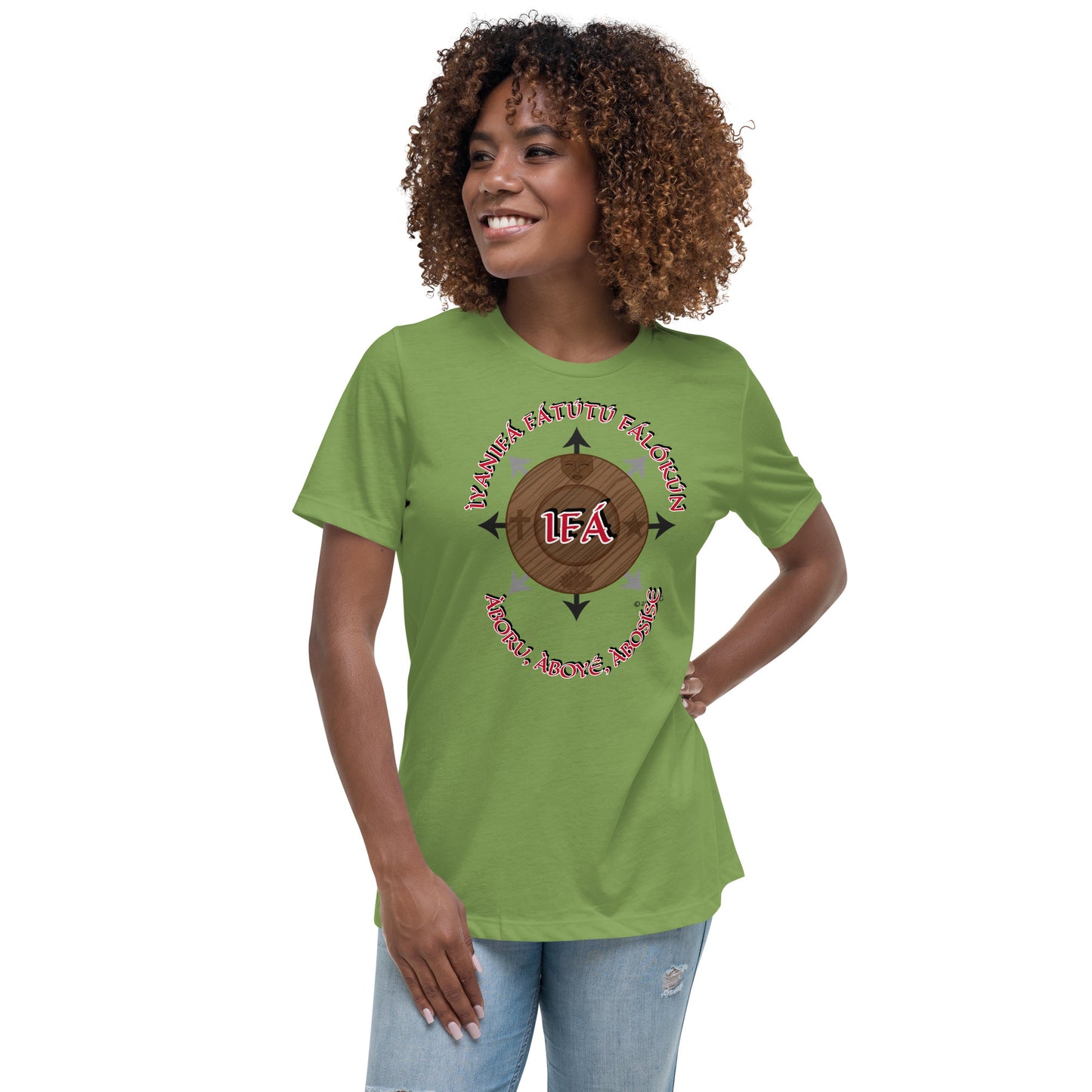 Personalized Egbe IRÉ Àwo ÌYANIFÁ Women's Relaxed T-Shirt