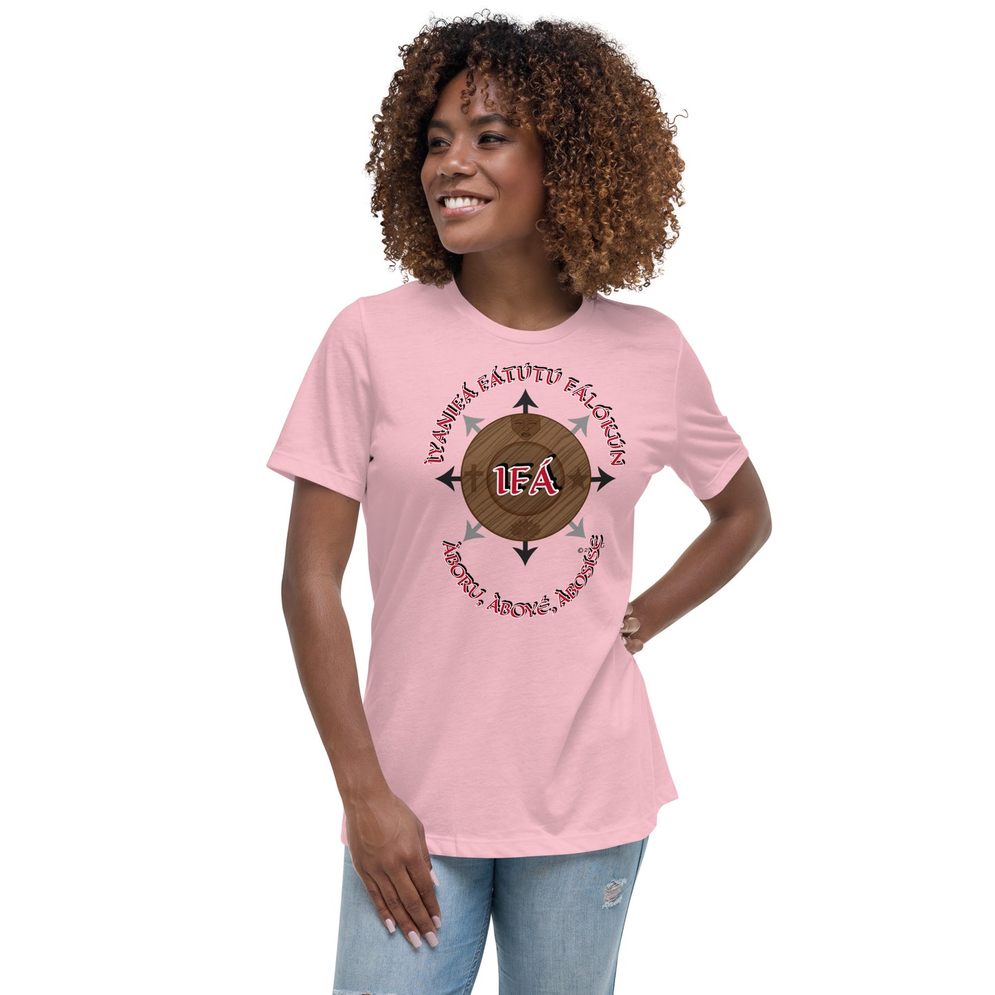 Personalized Egbe IRÉ Àwo ÌYANIFÁ Women's Relaxed T-Shirt