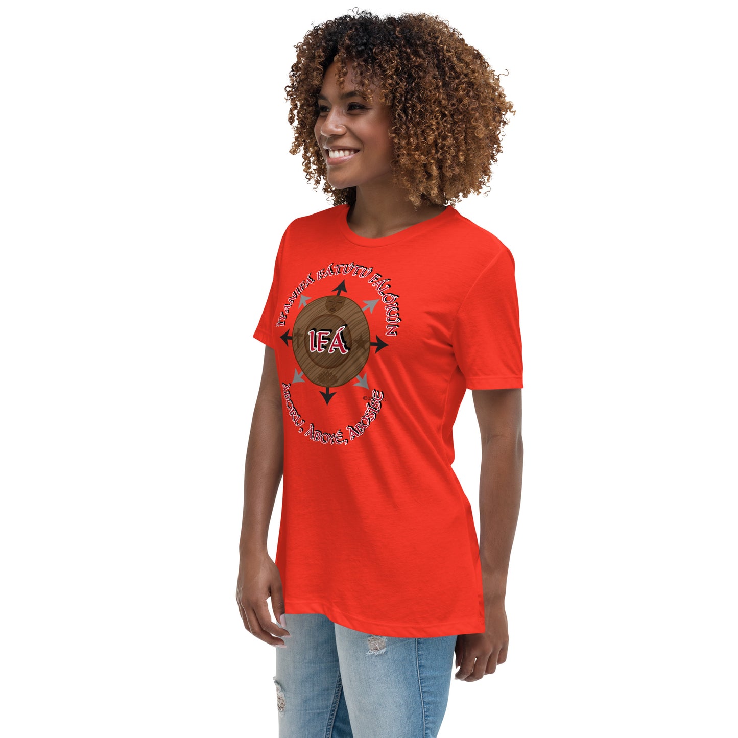 Personalized Egbe IRÉ Àwo ÌYANIFÁ Women's Relaxed T-Shirt