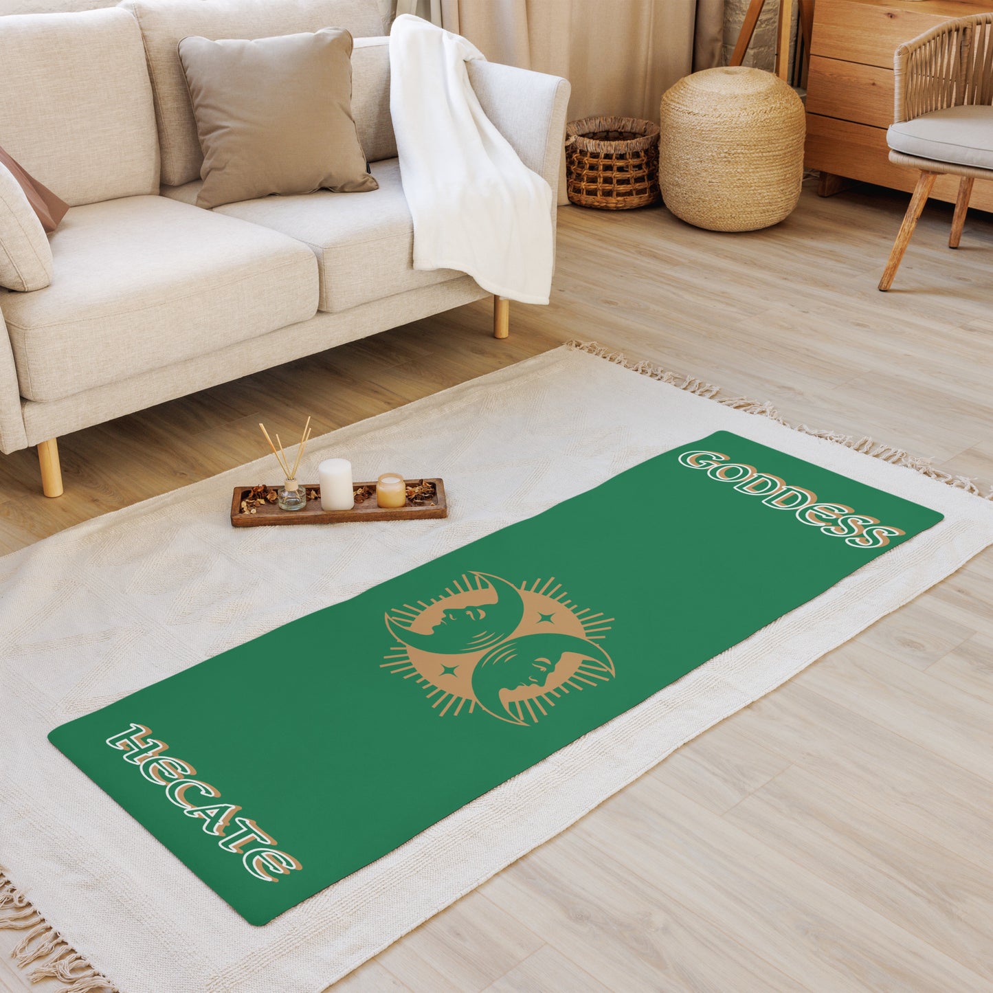 Goddess Hecate Icon Yoga mat 4