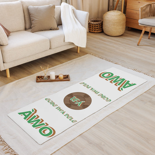 Egbe IWA Pele Logo 3 Awo White Divination mat