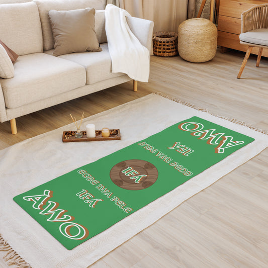 Egbe IWA Pele Awo Logo 3 Green Divination mat