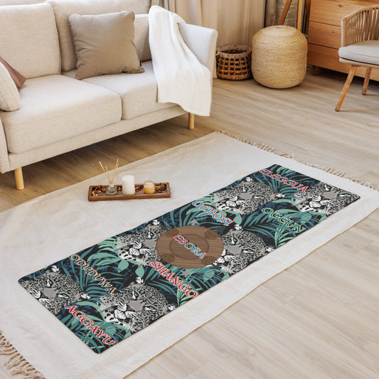 Lucumi Ebora Leopard Display/Prayer/Divination/Yoga mat