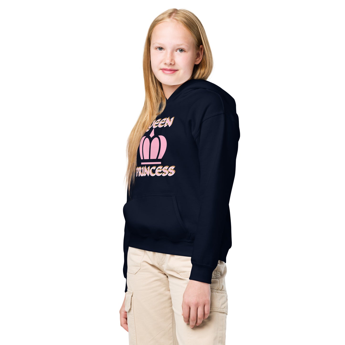 Queen Princess Pink Youth heavy blend hoodie