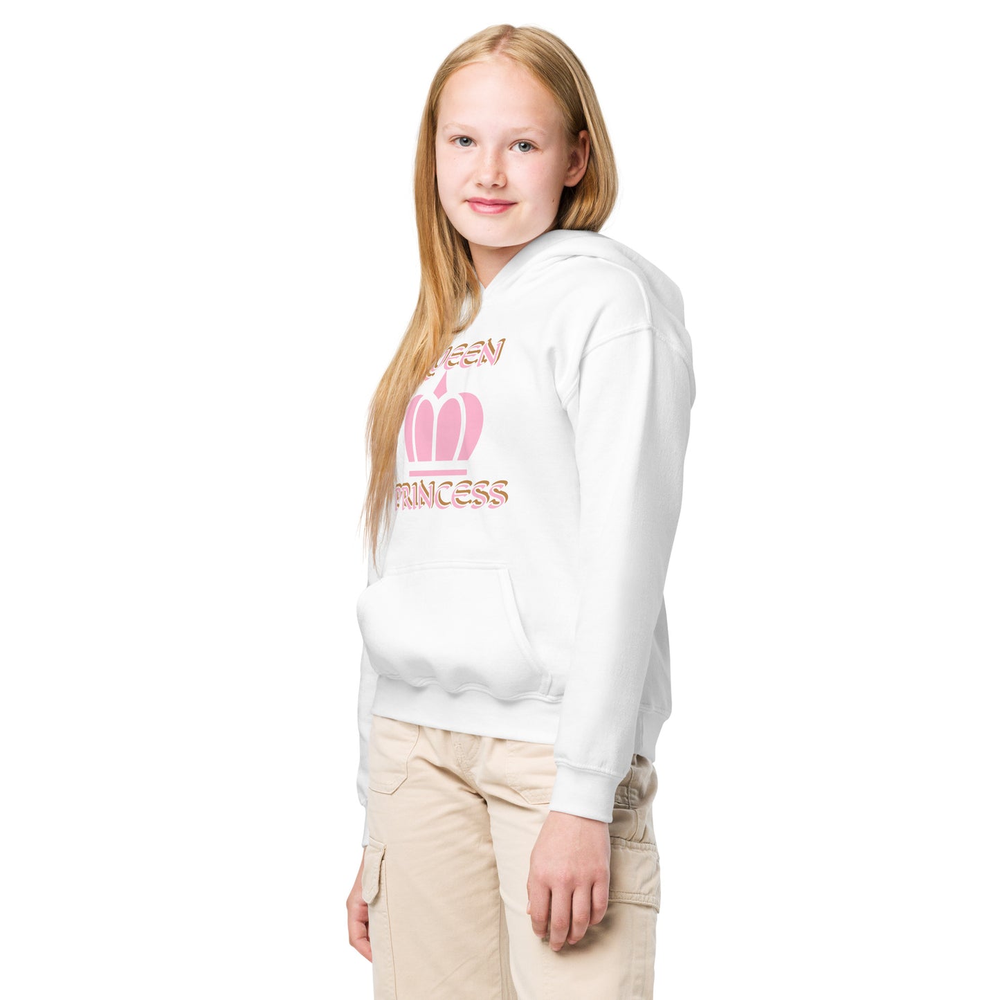 Queen Princess Pink Youth heavy blend hoodie